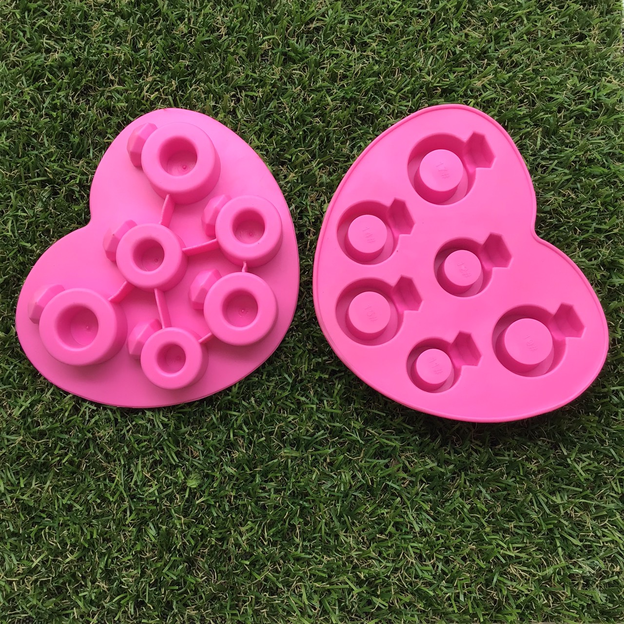 พิมพ์ซิลิโคน หัวใจ / รูปแหวน (LHS.) น้ำแข็ง